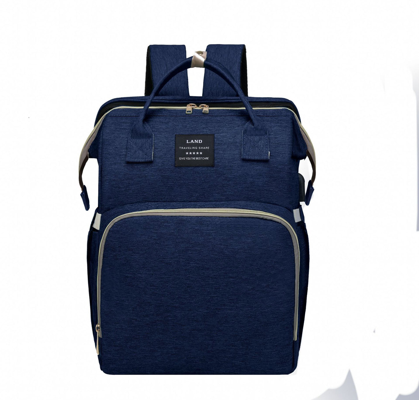 Crib backpack in color dark blue