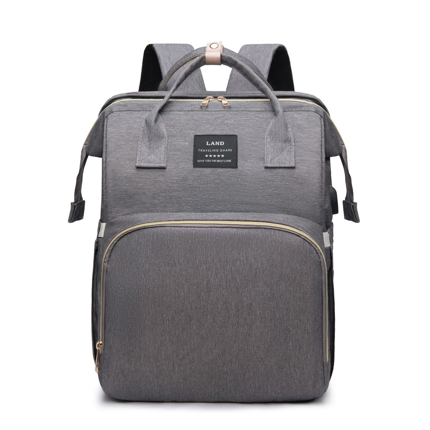 Crib backpack in color gray