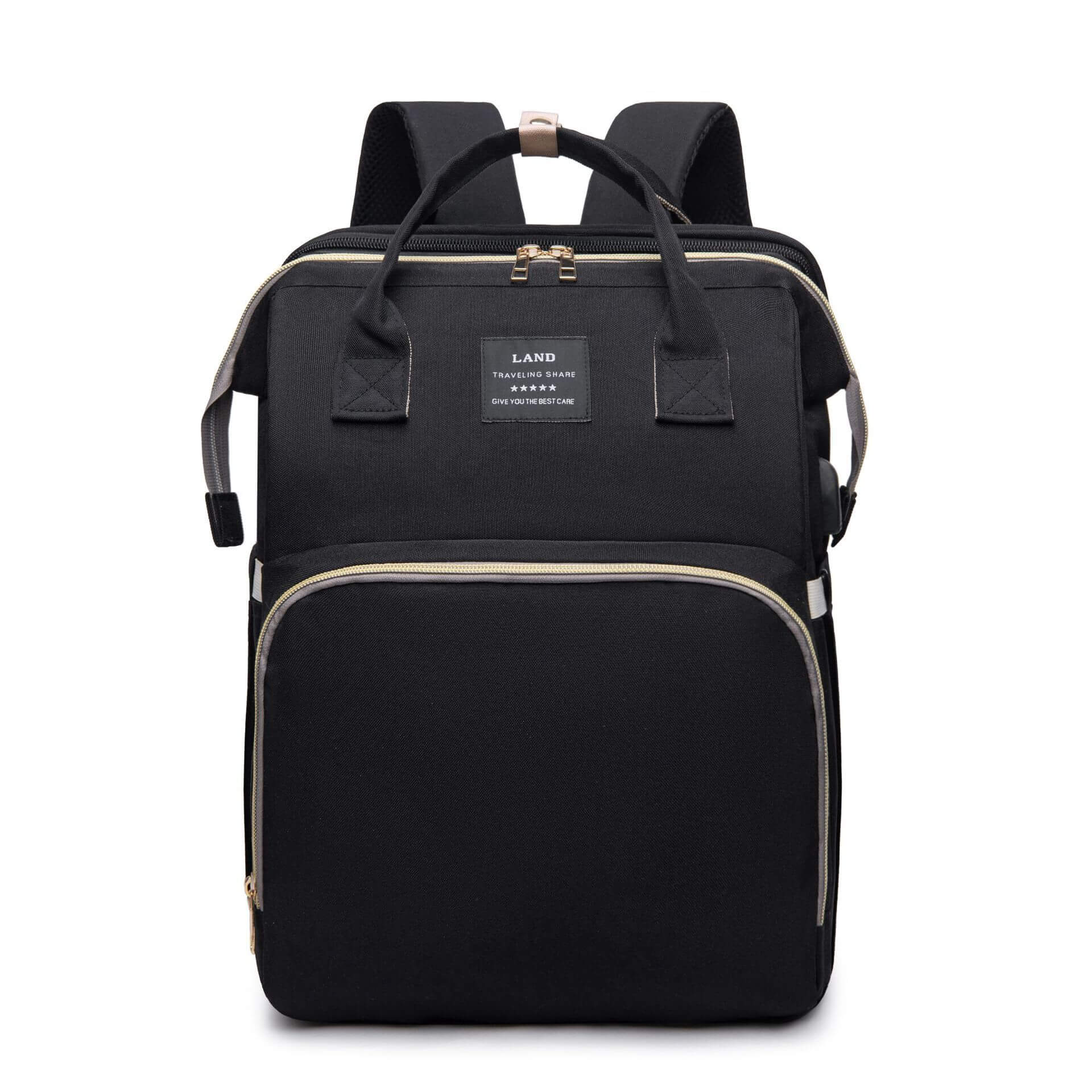 Crib backpack in color black